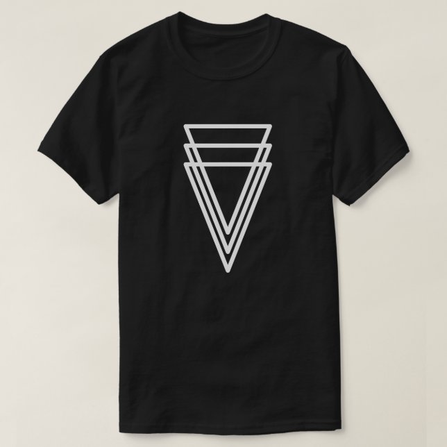 Dreieckig T-Shirt (Design vorne)