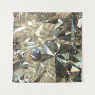 Dreieckige Diamantformen: Schichtstruktur. Wandteppich
