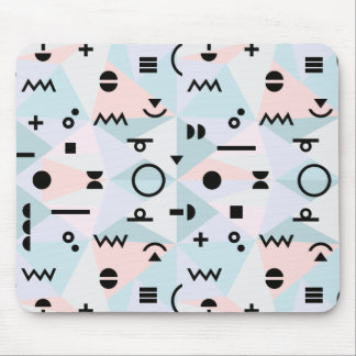 Dreieckmemphis-Symbolmuster-Mausunterlage Mousepad