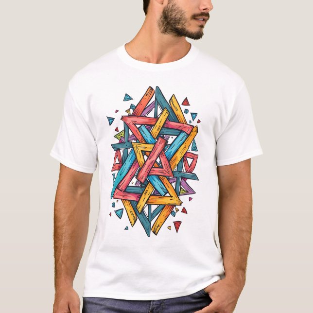 Dreiecksband T-Shirt (Vorderseite)