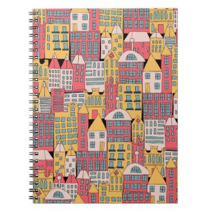 Dreiecksgeometrie: farbiger Abstrakter Hintergrund Notizblock