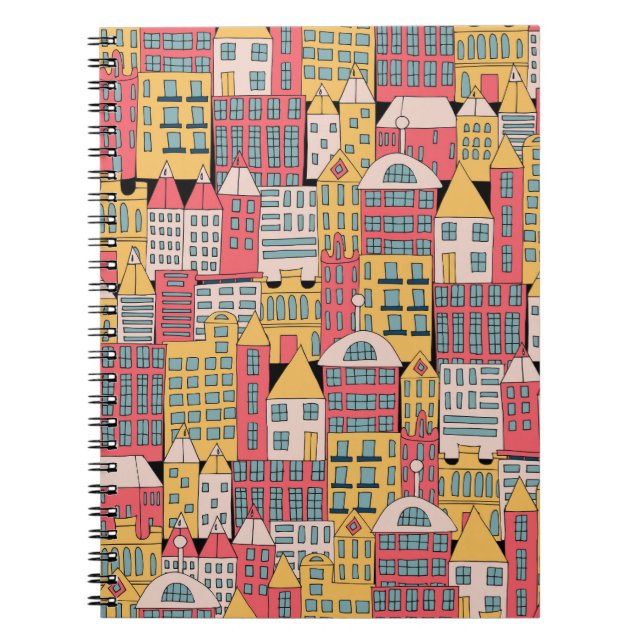 Dreiecksgeometrie: farbiger Abstrakter Hintergrund Notizblock (Vorderseite)