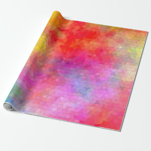 Dreiecksmuster mit Farbverlauf-Hintergrund. abs Geschenkpapier