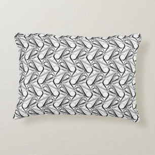 Dreiecksmuster mit Kreis Zierkissen