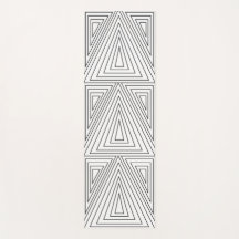 Dreiecksmuster Schwarz-Weiß