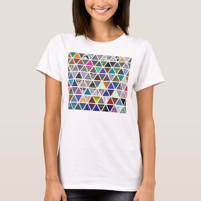 Dreieckstexturen 02 T-Shirt (Vorderseite)