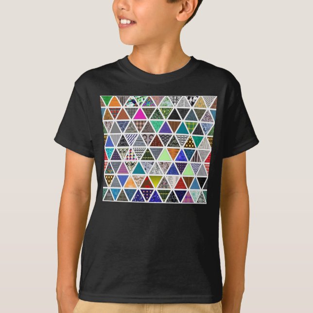 Dreieckstexturen 02 T-Shirt (Vorderseite)