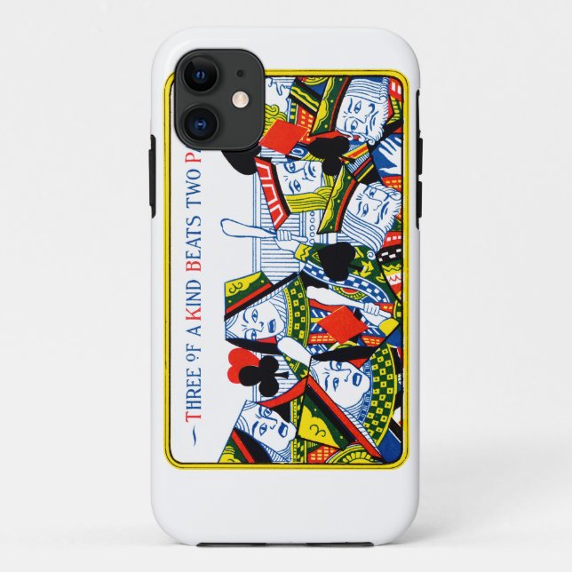 Dreierpasch Case-Mate iPhone Hülle (Rückseite)
