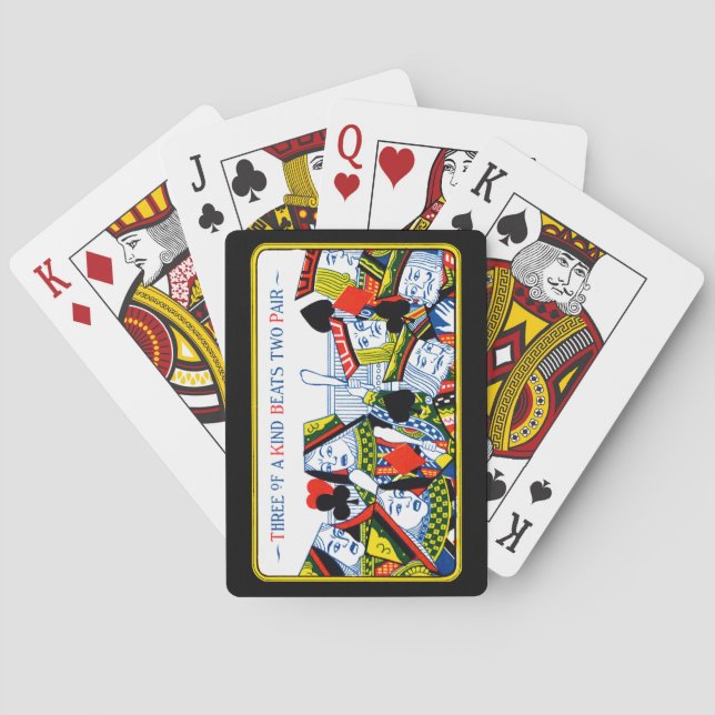 Dreierpasch Spielkarten (Rückseite)