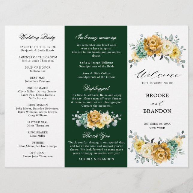 Dreierprogramm für Senfgelbe (Vorderseite)