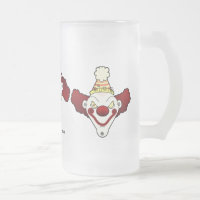 Dreifach-Clown-Frosted-Bierkrug