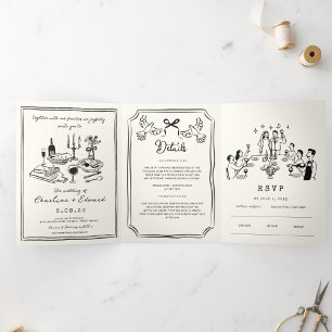 DREIFACH GEFALTETE ANKÜNDIGUNG