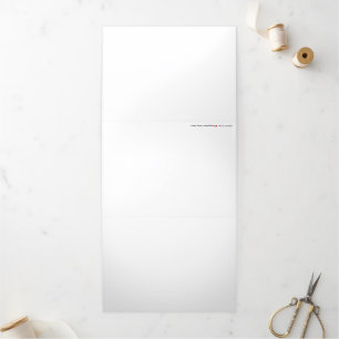 Dreifach-gefaltete Urlaubskarte Dreifach Gefaltete Urlaubskarte