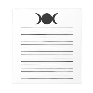 Dreifach-Mond-Notizbuch Spirituelle Geschenke Notizblock