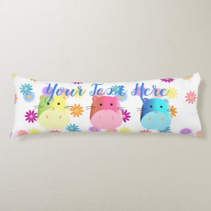 Dreifach Niedliche Kawaii Hamsters Custom Seitenschläferkissen