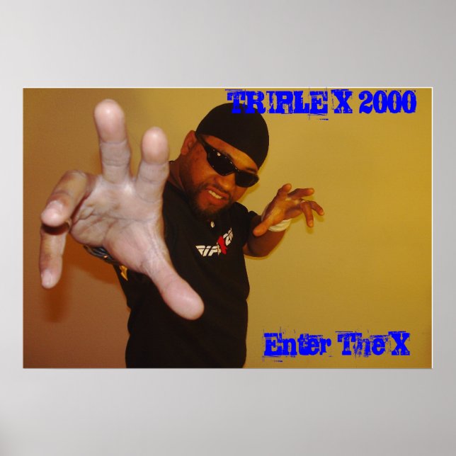 Dreifach X 2000 006, TRIPLE X 2000, Eingabe des X Poster (Vorne)