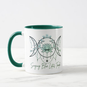 Dreifache Göttin & Lotus Grüner Kaffeebecher Tasse