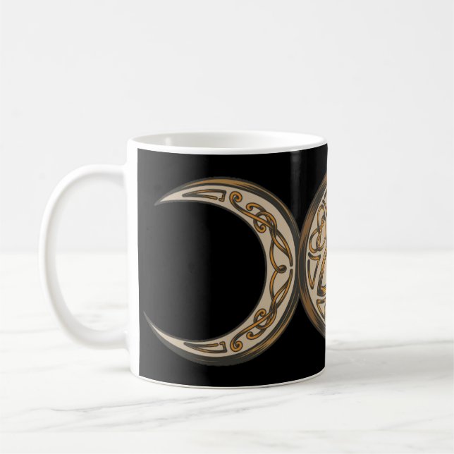 Dreifache Göttin Mond  Kaffeetasse (Links)