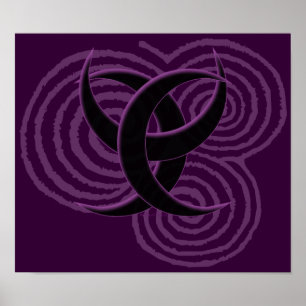 Dreifache Göttin-Symbol-Plakate Poster