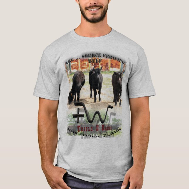 Dreifache h-Ranch - ursprüngliche T T-Shirt (Vorderseite)