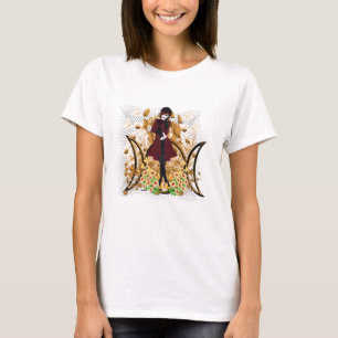Dreifache Mond-Reihe 4 T-Shirt