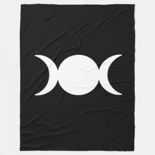 dreifache Monddecke    spirituelle Geschenke Fleecedecke
