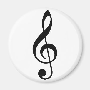 Dreifacher Clef Magnet