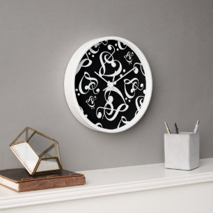 Dreifacher Wanduhr