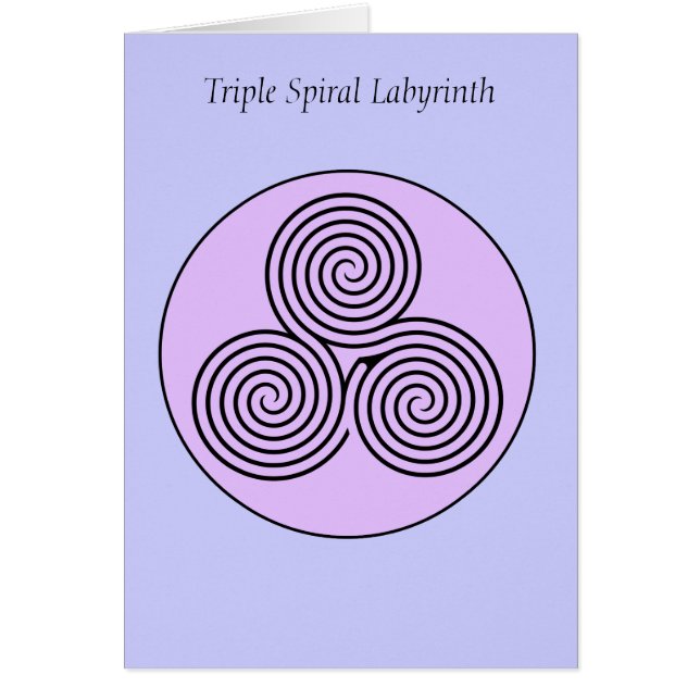 Dreifaches gewundenes Labyrinth (Vorne)
