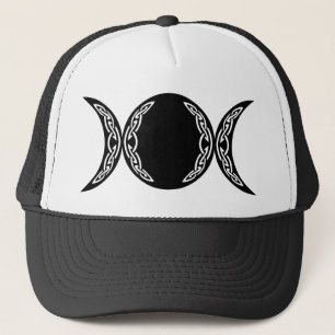 Dreifaches Göttin-Mond-Symbol Truckerkappe