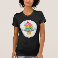 Dreifaches Schaufel-Truppe-T-Shirt