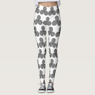 Dreifaches Schwarzes windt sich Thunder_Cove Leggings