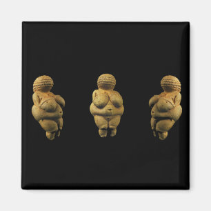 Dreifaches Venus von Willendorf Magneten Magnet