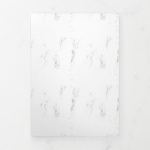 Dreifachkarte Minimalistisches Elegantes Neutrales Dreifach Gefaltete Karte