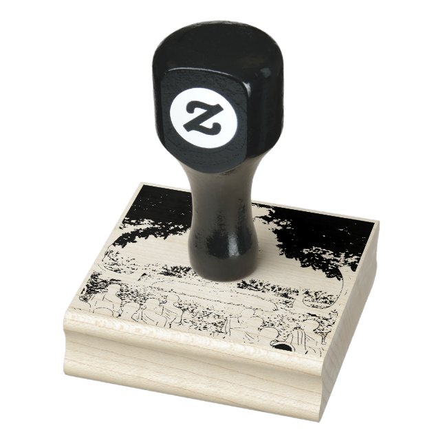 Dreifachsteine: Buddha, Dharma, Sangha Rubber Brie Gummistempel (Stempel)