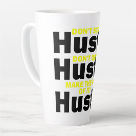 Dreifachzeit Latte-Tasse Milchtasse