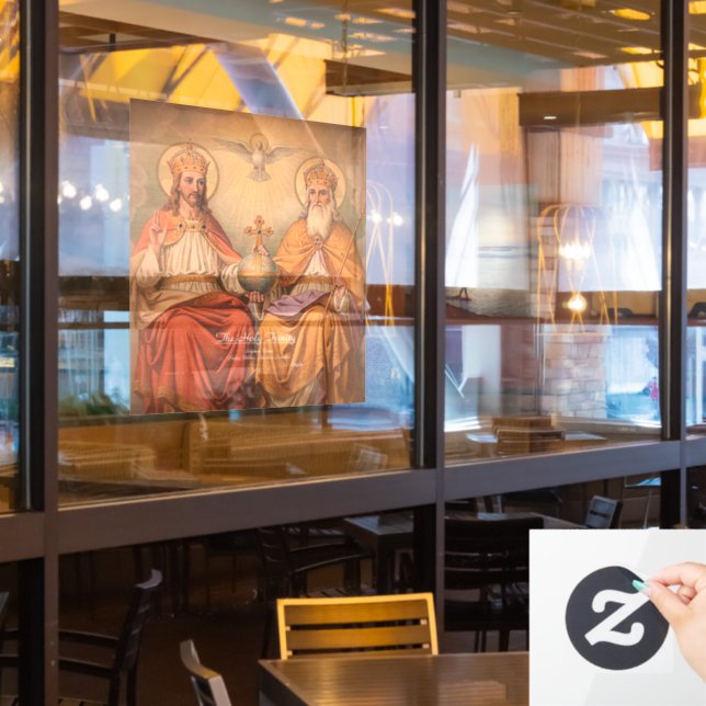 Dreifaltigkeit Fensteraufkleber (Restaurantfenster)