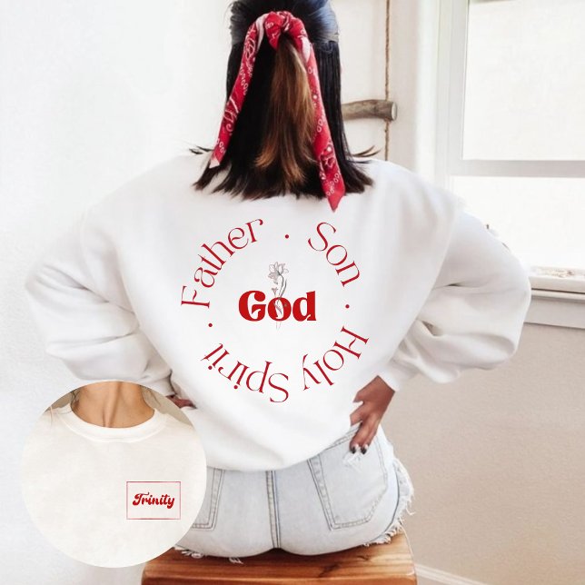Dreifaltigkeit | Pater Son Heiliger Geist GOD Chri Sweatshirt (Von Creator hochgeladen)