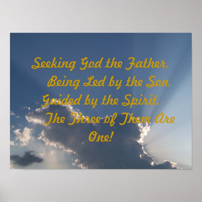 Dreifaltigkeit Poster (Vorne)
