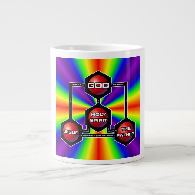 Dreifaltigkeit-Tasse Jumbo-Tasse (Vorderseite)