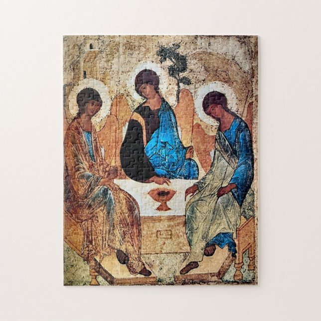 Dreifaltigkeit von Andrei Rublev Puzzle (Vertikal)