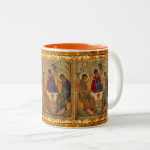 Dreifaltigkeitsengel bei Mamre Zweifarbige Tasse