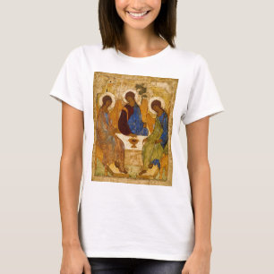 Dreifaltigkeitsikon Rublev Religiöse Kunst T-Shirt