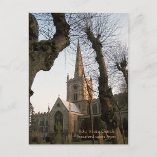 Dreifaltigkeitskirche, Stratford über Avon Postkarte