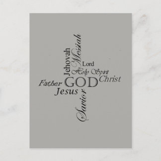 Dreifaltigkeitsnamen Postkarte