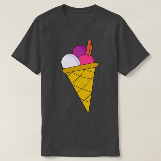 Dreifarbeneis T-Shirt (Design vorne)