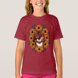 Dreifarbenkatze mit Schwarzaugen-Susanne Bundessta T-Shirt