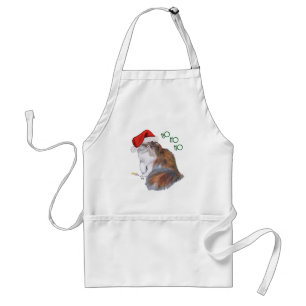 Dreifarbige Perserkatze Weihnachten Schürze