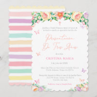 Dreifarbige Präsentation der Mädchen, Presentación