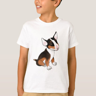 Dreifarbiger-Bull-Terrier-T - Shirt